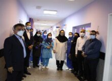 عیادت از بیماران بستری در بیمارستان خلیج‌فارس
