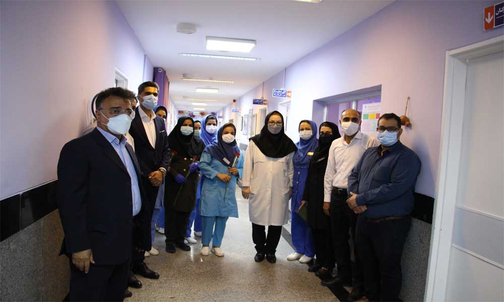 عیادت از بیماران بستری در بیمارستان خلیج‌فارس