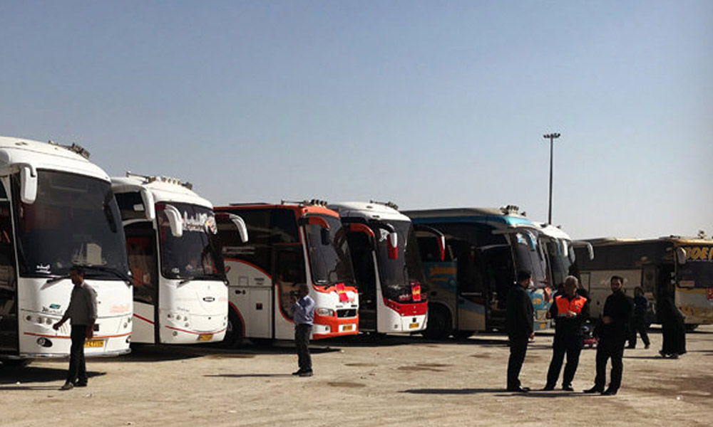 اتوبوس برای جابجایی زائرین اربعین به مرز وجود ندارد