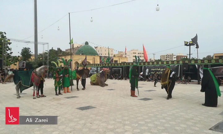 تعزیه خوانی در حرم مطهر امامزاده سیدکامل (ع) بندرعباس