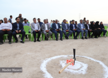 کلنگ‌زنی تفرجگاه ۲/۵ هکتاری پنجه علی