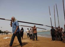 آیین علم شویی منبر گپ در بندرعباس