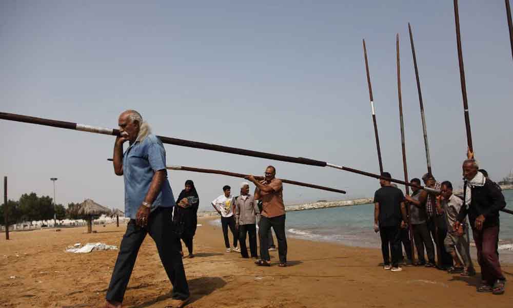 آیین علم شویی منبر گپ در بندرعباس