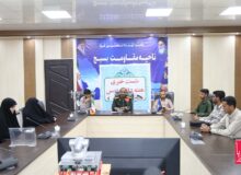 نشست خبری هفته دفاع مقدس در ناحیه بسیج بندرعباس