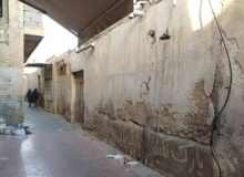 بازار قدیمی بندرعباس در معرض خطر ریزش