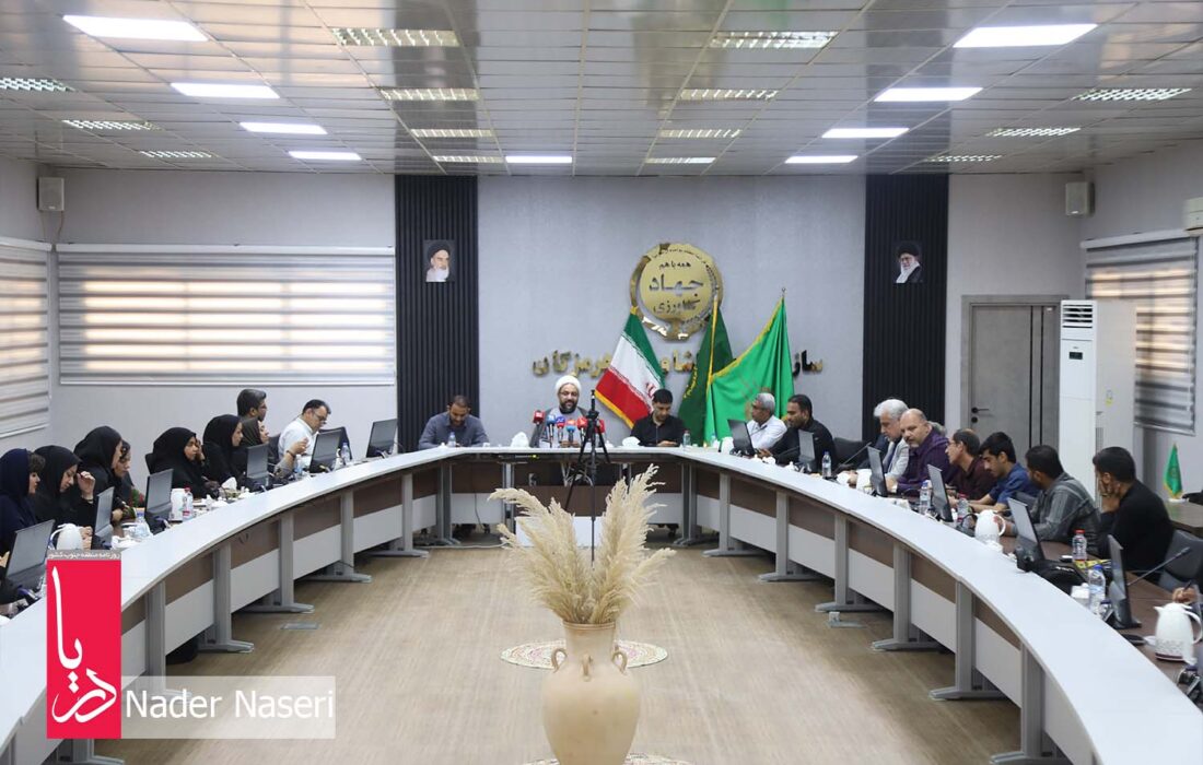 نشست خبری حجت الاسلام پولادی نماینده ولی فقیه درسپاه امام سجاد (ع) دربندرعباس