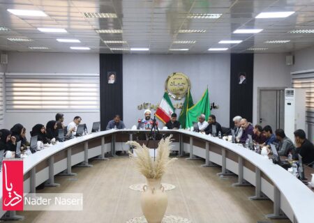 نشست خبری حجت الاسلام پولادی نماینده ولی فقیه درسپاه امام سجاد (ع) دربندرعباس