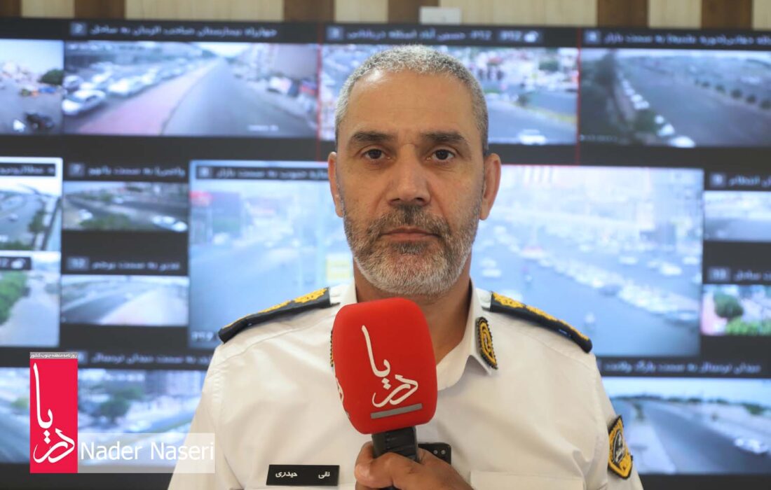 مصاحبه سرهنگ نقی حیدری، رئیس پلیس راهور هرمزگان در خصوص جریمه ها
