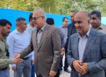 طرح انتقال آب از آب شیرین کن خلیج فارس به بندرعباس افتتاح شد
