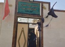 فروریختن سقف کاه‌گلی حسینیه بیت الاحزان حضرت فاطمه زهرا (س)