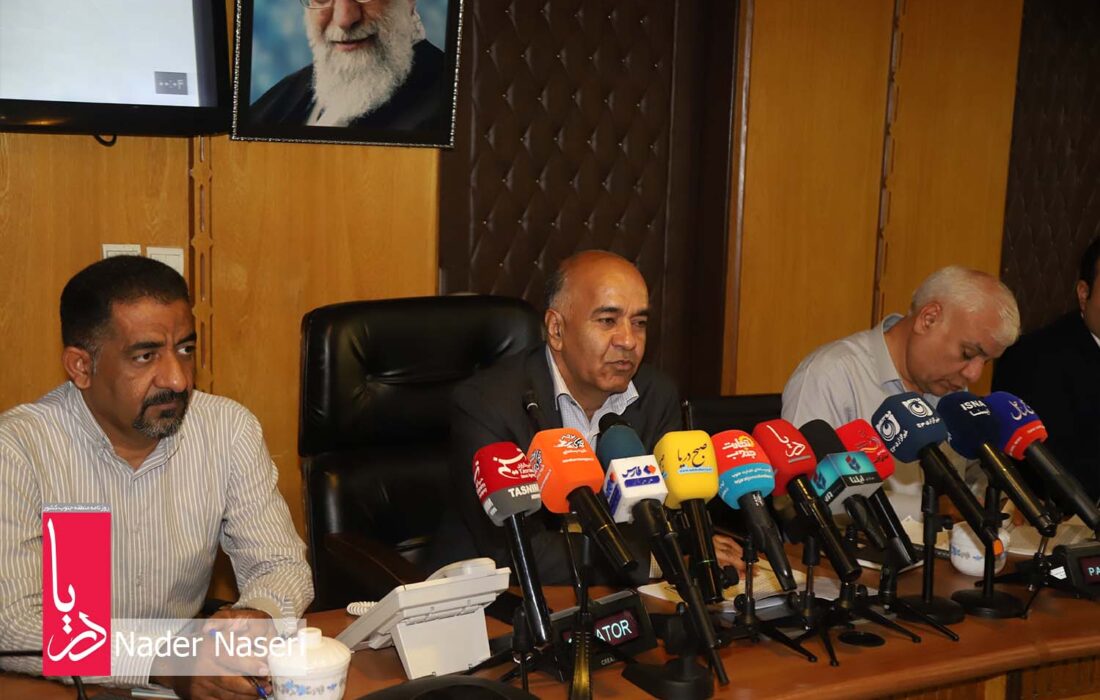 نشست خبری مدیرعامل آبفای هرمزگان