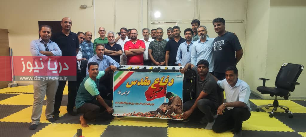 برگزاری مسابقات فوتبال دستی کارکنان نیروگاه خلیج فارس
