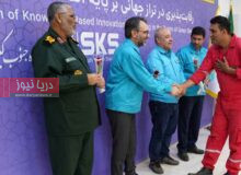 تجلیل مدیرعامل فولاد کاوه از تلاشگران واحد ایمنی و آتش نشانی