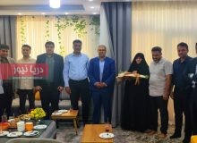 دیدار مدیرعامل نیروگاه برق خلیج فارس با خانواده شهید موسی غلام‌نژاد