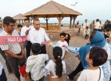 برگزاری جشن روز جهانی کودک در ساحل شهرک مسکونی نیروگاه توانیر