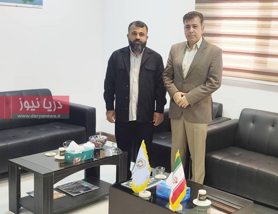 دیدار رئیس شورای اسلامی بخش قلعه قاضی با مدیرکل بنیاد مسکن  هرمزگان