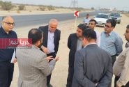 بازدید صبحگاهی مسؤلان برای تسریع در تکمیل جاده دهنو-قلعه‌قاضی