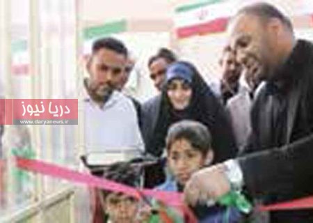 توسعه ۳ کلاسه مدرسه ایده در بخش جغین به بهره برداری رسید