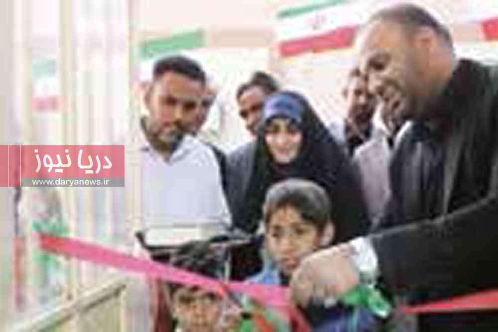 توسعه ۳ کلاسه مدرسه ایده در بخش جغین به بهره برداری رسید