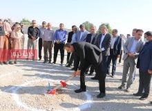 برگزاری آیین کلنگ زنی مدرسه ۶کلاسه ایسین