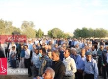 مراسم تشییع پیکرحاج ابوطالب جوادی در روستای رضوان بندرعباس