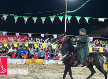 دومین فستیوال شو سواره در شهرستان رودان