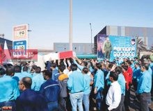 شهید گمنام میهمان کارکنان فولاد کاوه