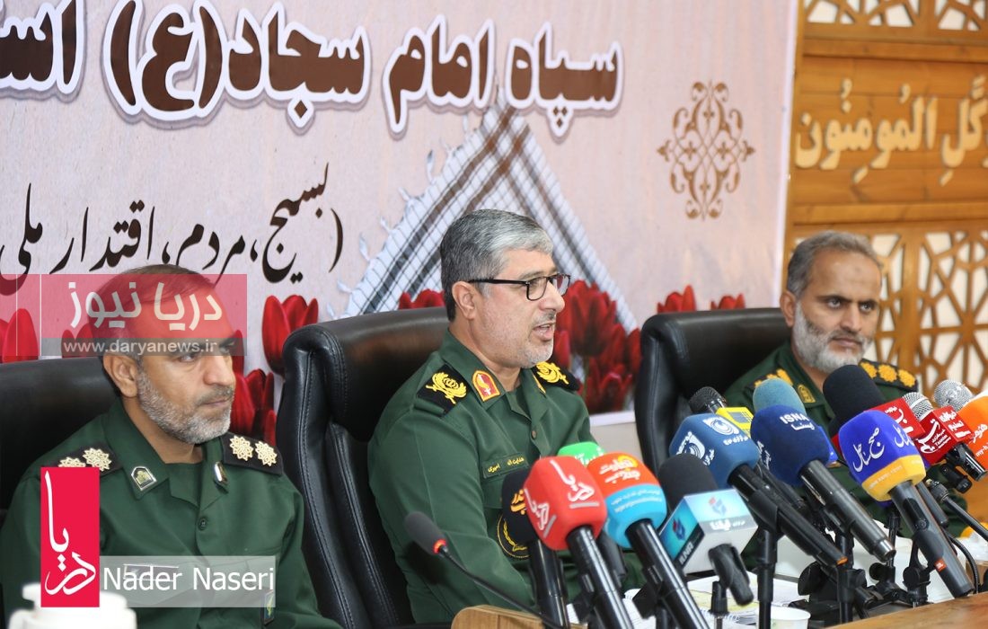 مصاحبه جانشین فرمانده سپاه امام سجاد (ع) هرمزگان به مناسبت هفته بسیج