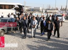 بازدید نمایندگان مردم در مجلس شورای اسلامی از نفت آفتاب بندرعباس