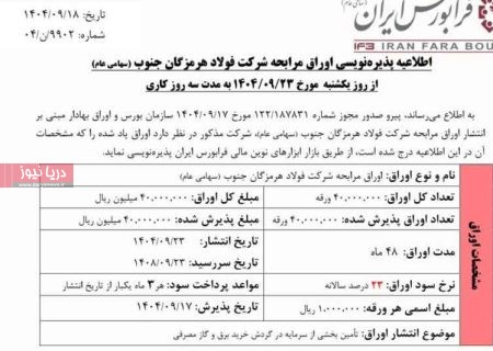 طرح‌های توسعه‌ای فولاد هرمزگان جان تازه می گیرند