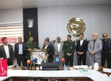 مراسم تودیع و معارفه رئیس بسیج رسانه هرمزگان