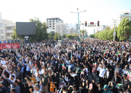 خیزش عظیم ملت یکپارچه هرمزگان علیه عناصر تخریبگرها  وتروریست های مسلح وابسته به آمریکا