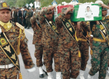 تشییع پیکر شهید امنیت ستوان سوم “میلاد دهقانی” در بندرعباس