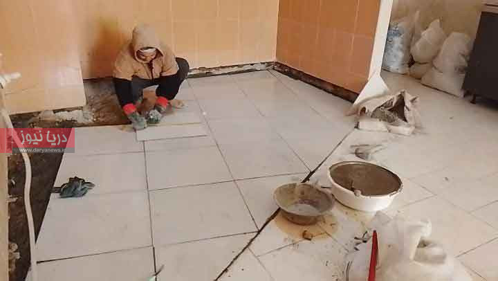 کاشی‌کاری به سبک یک بانو؛ شروعی که خبرساز شد