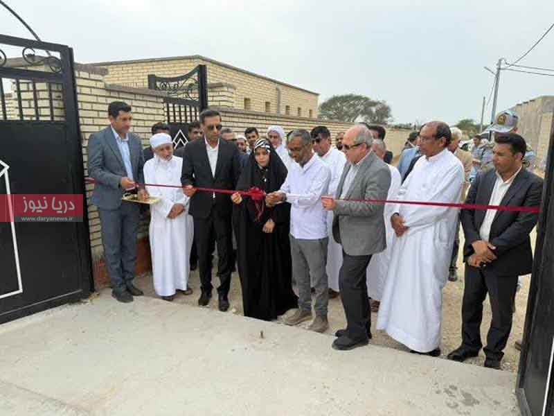 بهره‌برداری از مدرسه ۶ کلاسه  راهنمایی دخترانه در باسعیدو قشم
