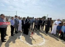 کلنگ احداث یک آموزشگاه در تنب پارسان قشم به زمین زده شد