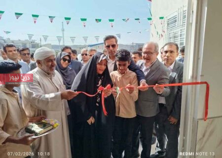 بهره برداری از مدرسه ۶ کلاسه خیری درگهان