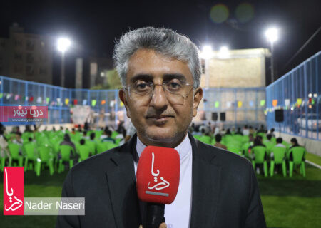 مصاحبه شهردار بندرعباس – بهسازی زمین ورزشی الهیه جنوبی