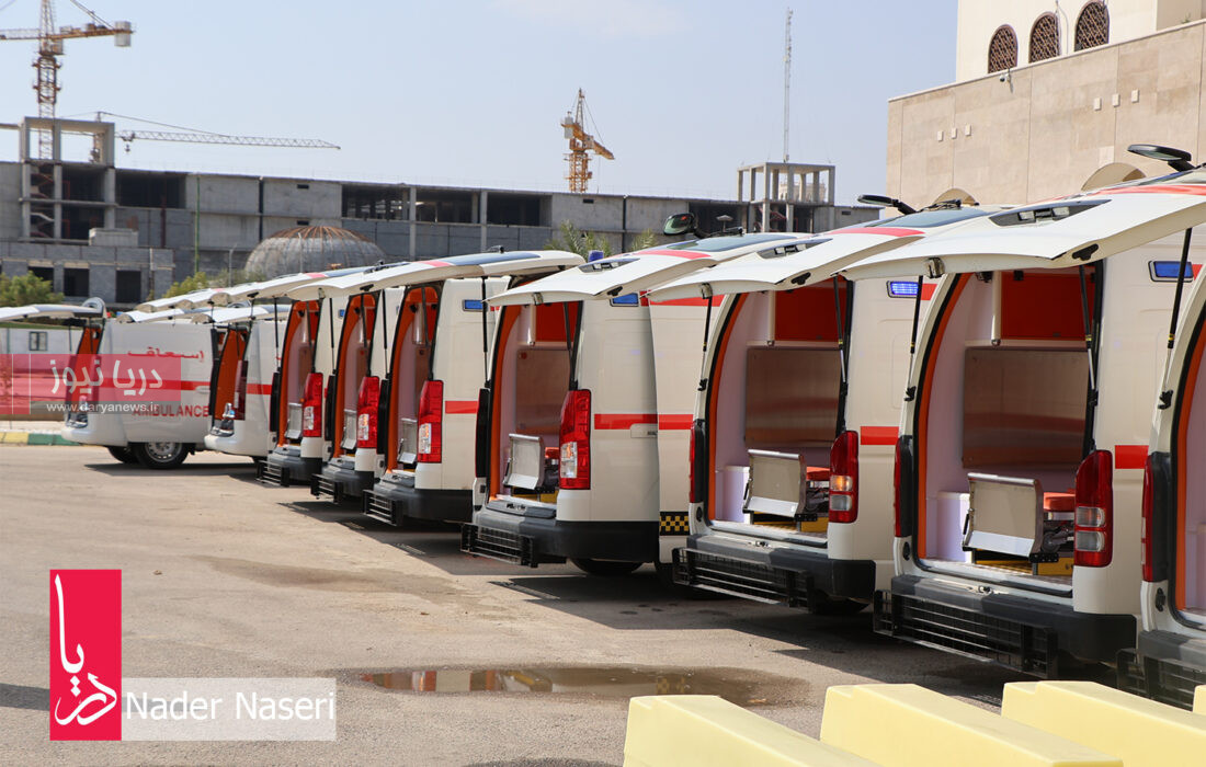 تحویل ۱۰ دستگاه آمبولانس به ناوگان اورژانس هرمزگان