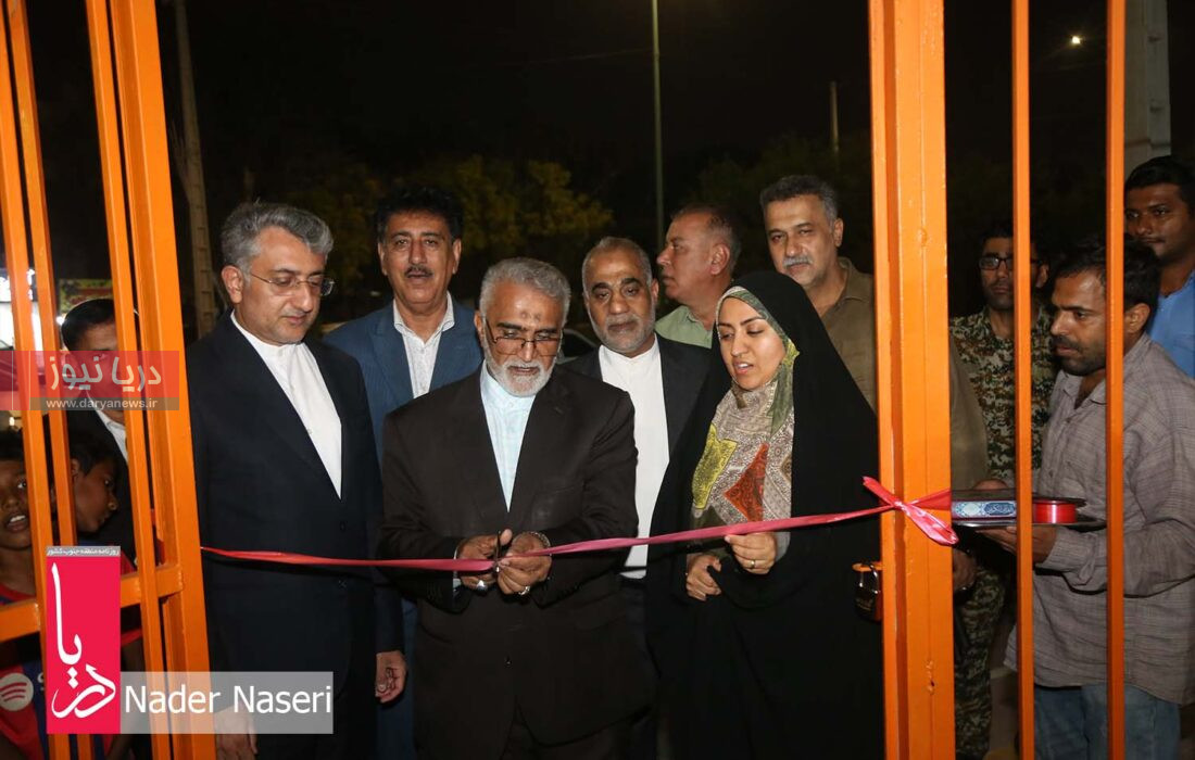 مصاحبه شهردار بندرعباس – افتتاح زمین ورزشی کوی ملت