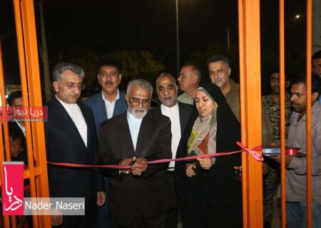 مصاحبه شهردار بندرعباس – افتتاح زمین ورزشی کوی ملت